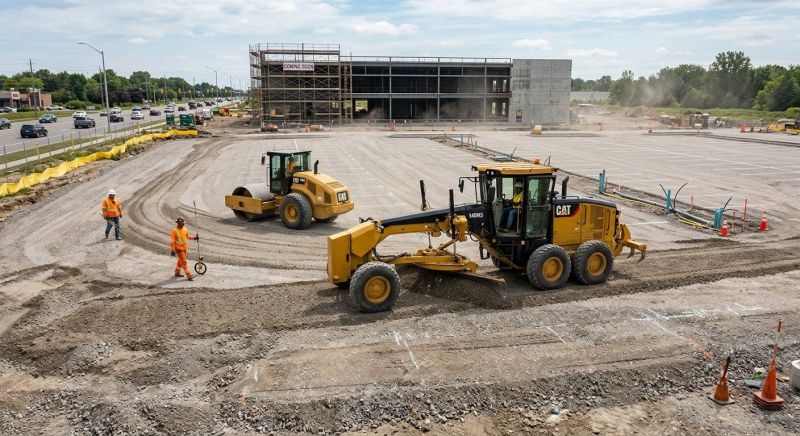 Parking Lot Leveling in Conroe, TX