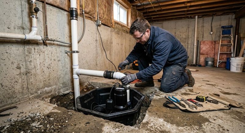 Sump Pump Plumbing in Manchester, NH