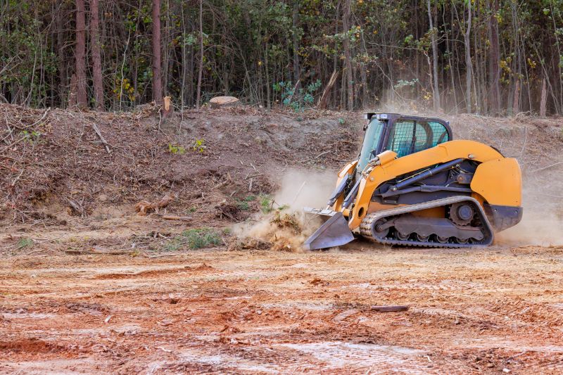 Bulldozer Clearing in Katy, TX