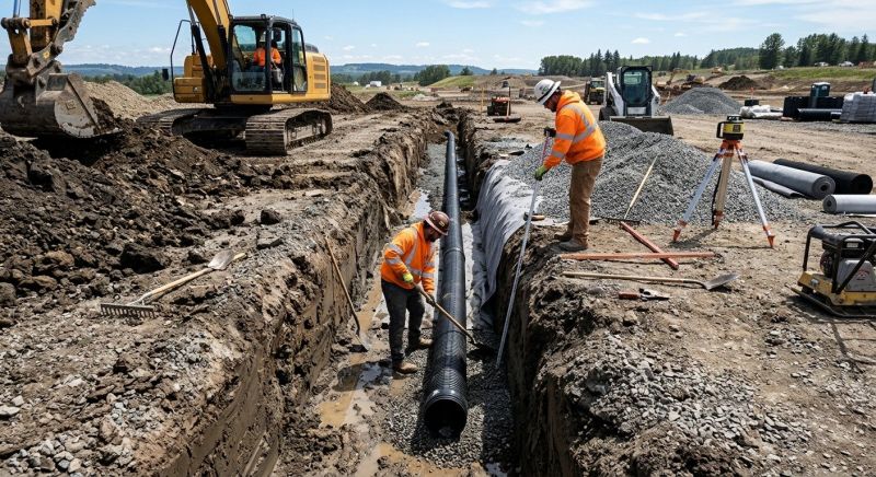 Drain Trenching in Houston, TX