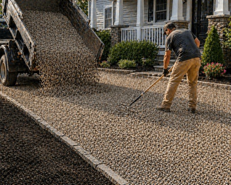 Gravel Pouring in Waldorf, MD
