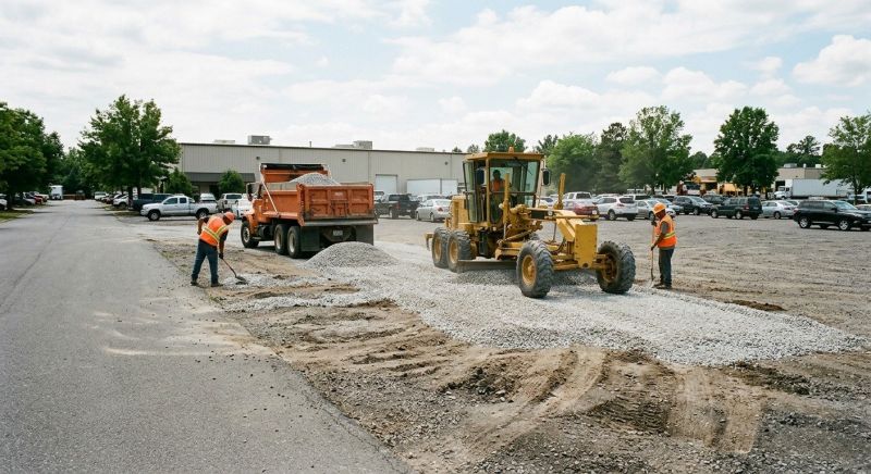 Parking Lot Excavation in Cypress, TX
