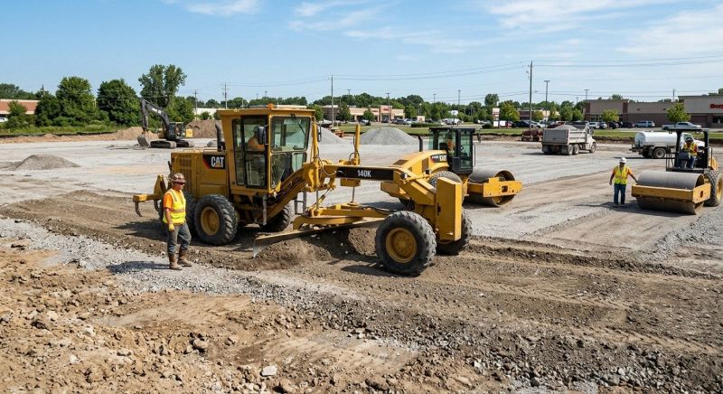 Parking Lot Excavation in Davis County, UT