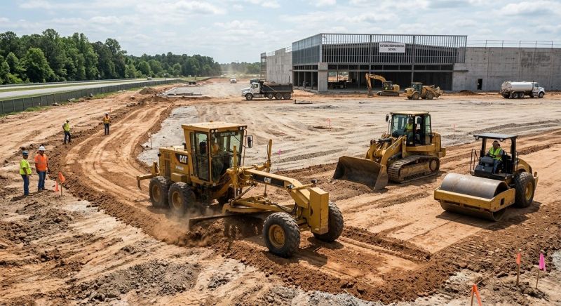 Parking Lot Gravel Repair in Roswell, GA