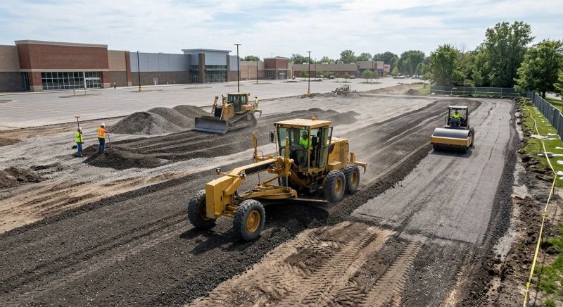Parking Lot Gravel Repair in Davis County, UT