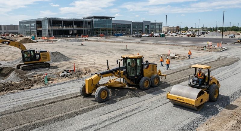 Parking Lot Gravel Repair in Canton, GA