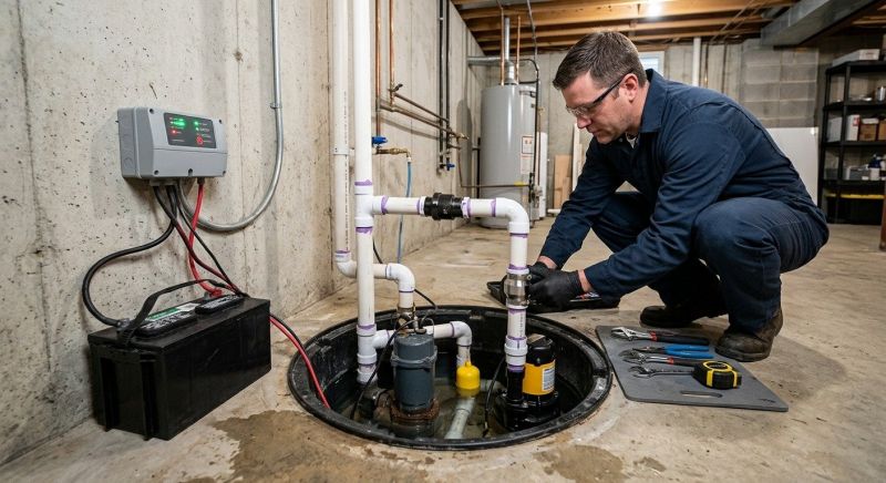 Sump Pump Installation in Mobile, AL